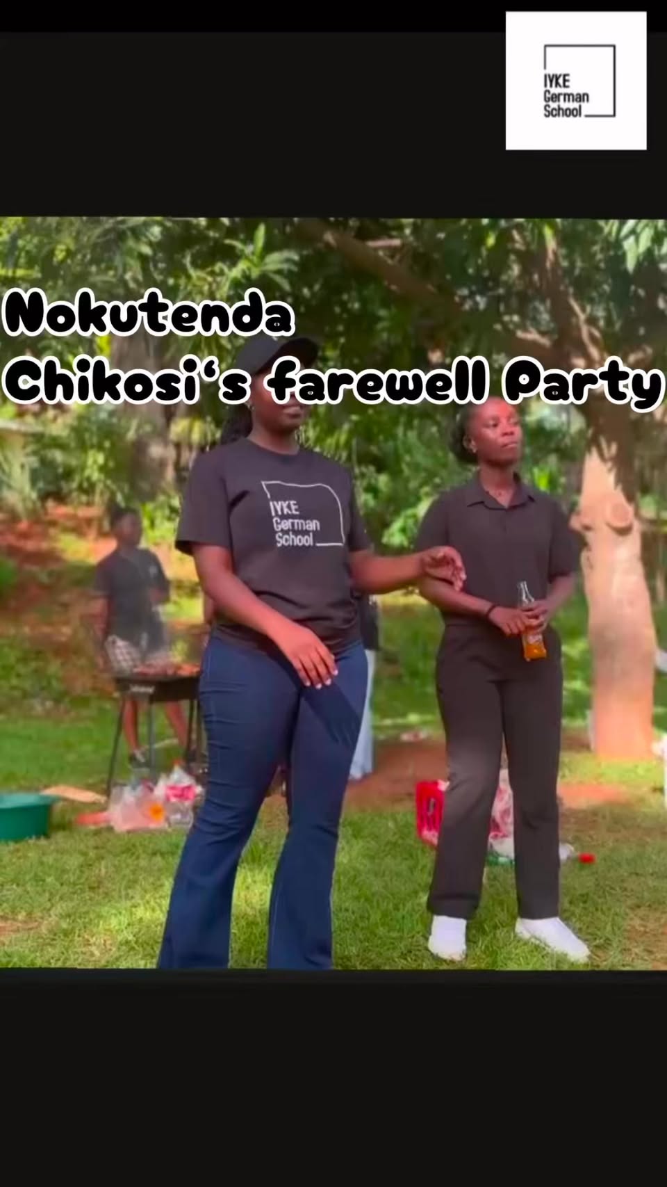 Nokutenda Chikosi farewell party visual from Iyke German School